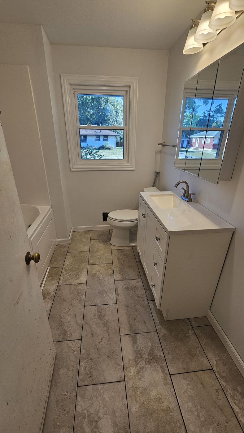 Bathroom remodel, finished