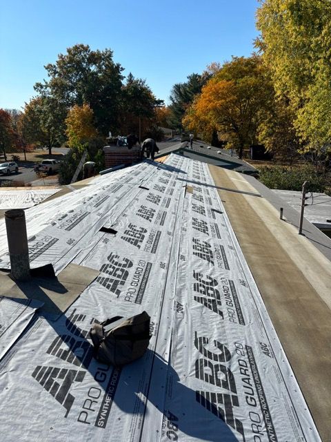 Synthetic underlayment and ice-and-water barrier